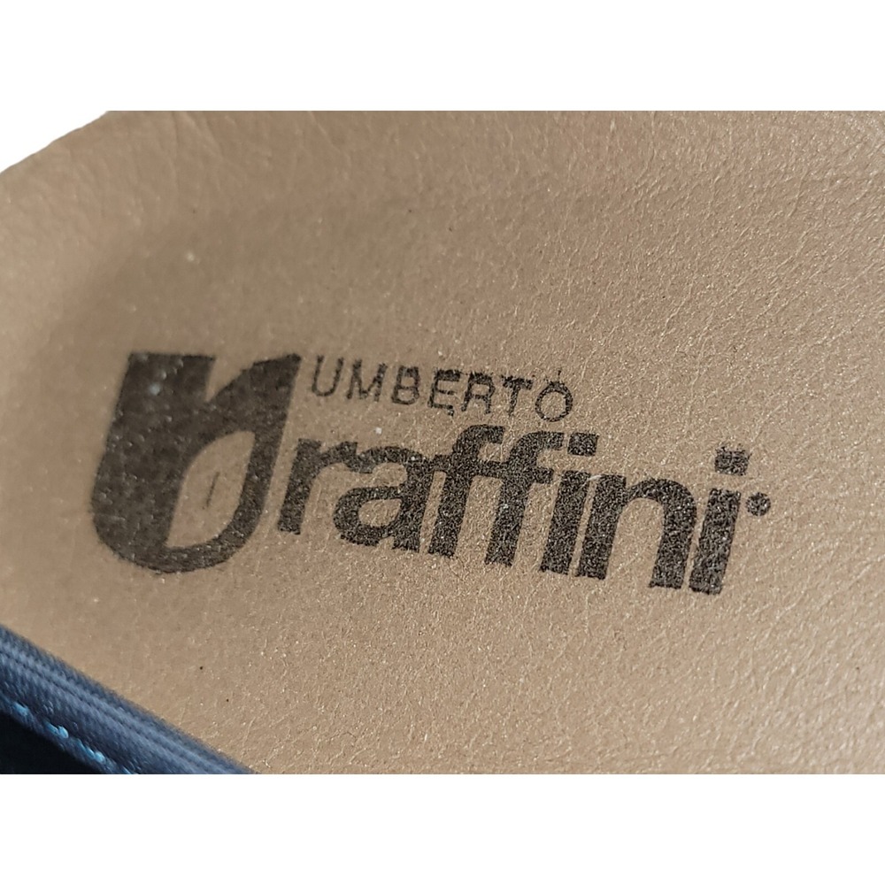 Umberto Raffini Women's Blue Leather Comfort Flats Slip On Shoes Sz EU 39/ US 9 - Picture 9 of 12